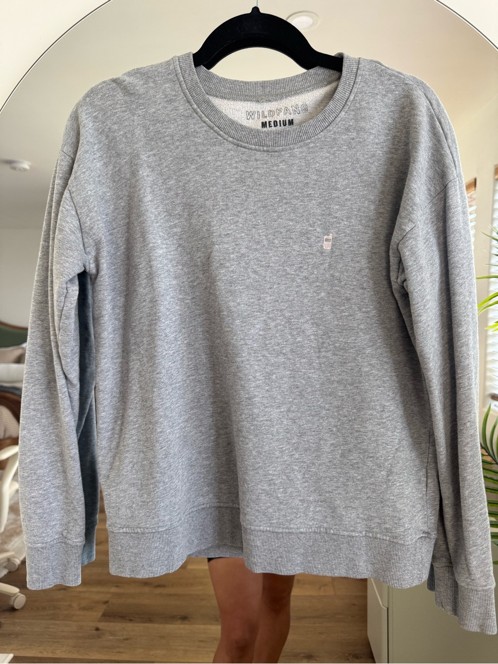 Wildfang Heather Gray Crewneck Sweatshirt